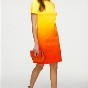 ESCADA Cotton Divisu Ombre Dress
